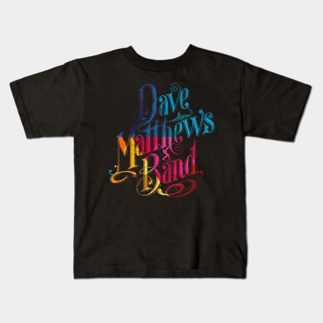 Dave Matthews Band  Geometric Kids T-Shirt by mashudibos